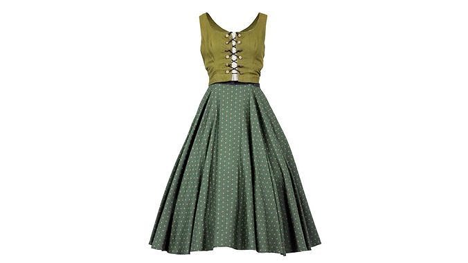 Oktoberfest Dress Spread Low-poly 3D model
