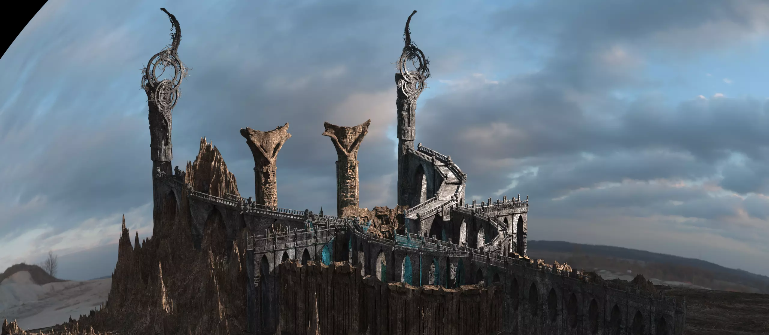 Gomorrah Garden tower 3D model_0