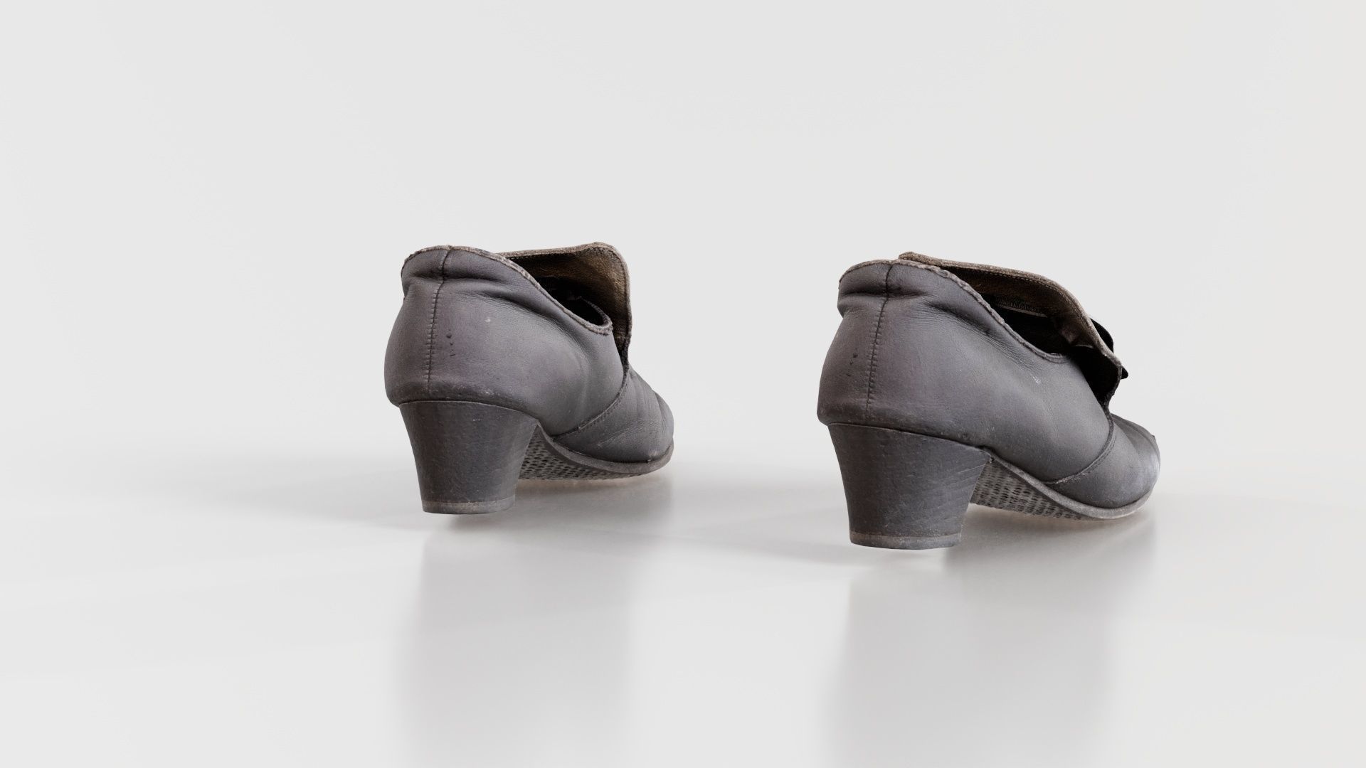 Baroque Shoe Clasp Low-poly 3D model_1