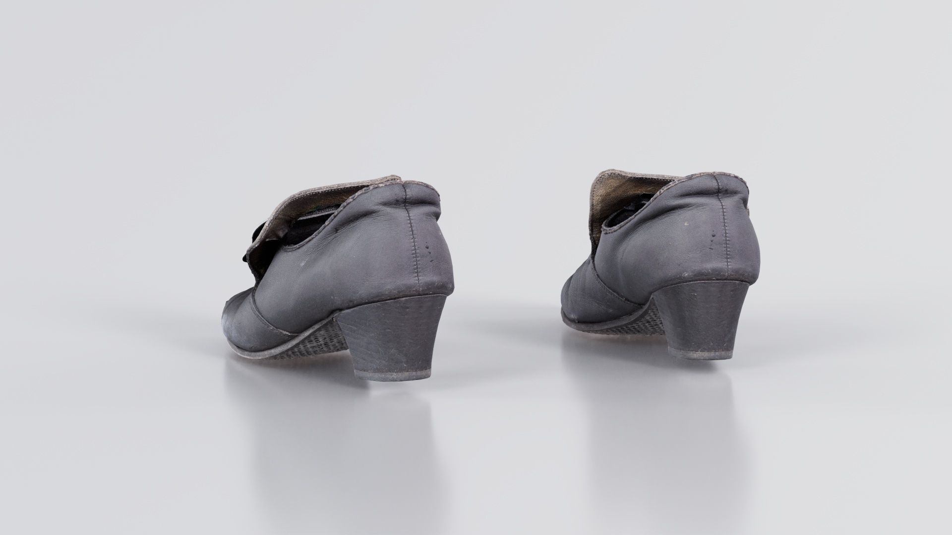 Baroque Shoe Clasp Low-poly 3D model_5