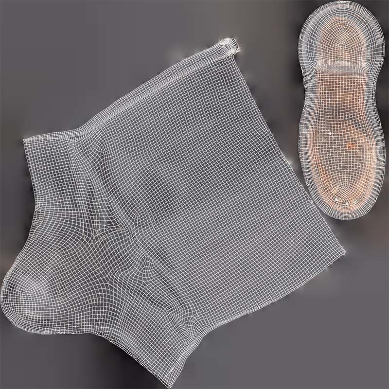 Heavy Leather Boot Low-poly 3D model_14