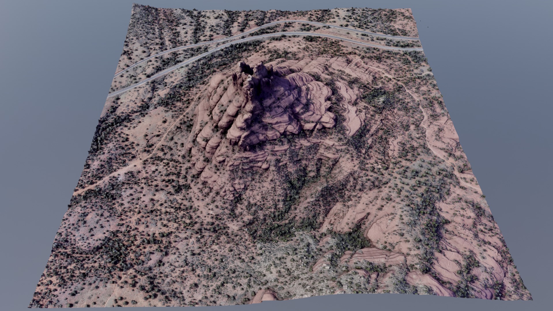 Bell Rock Multipurpose 3D Terrain Model 3D model_25