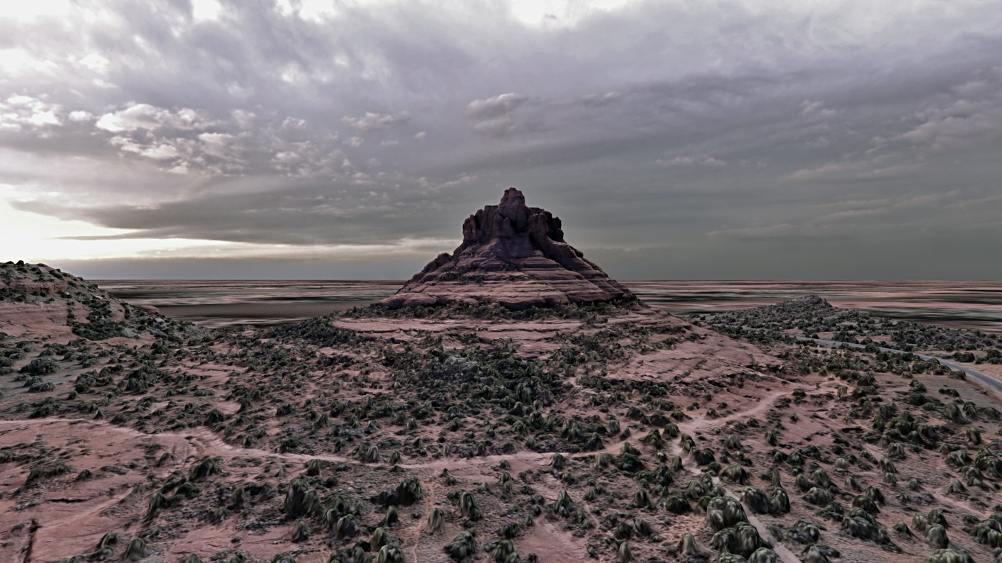 Bell Rock Multipurpose 3D Terrain Model 3D model_11