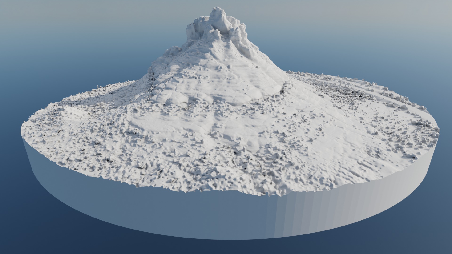 Bell Rock Multipurpose 3D Terrain Model 3D model_44