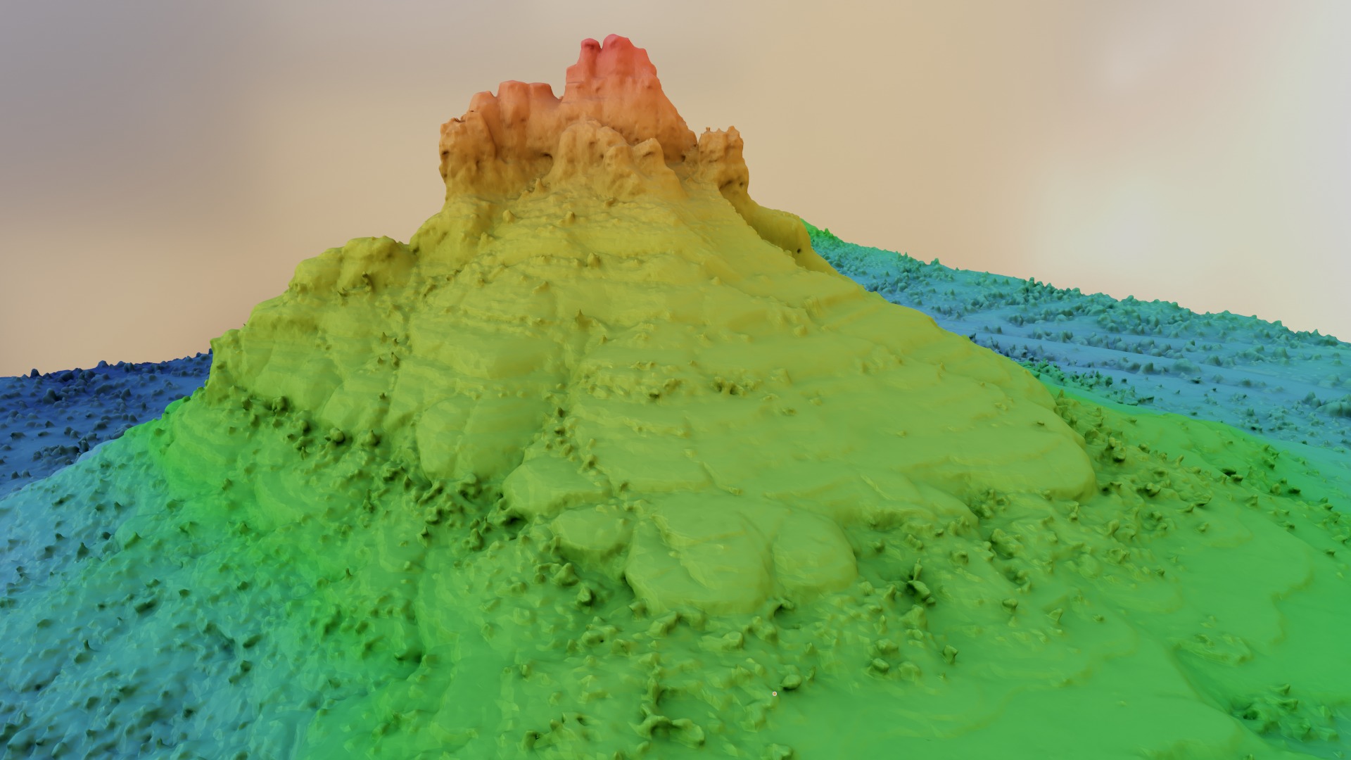 Bell Rock Multipurpose 3D Terrain Model 3D model_37