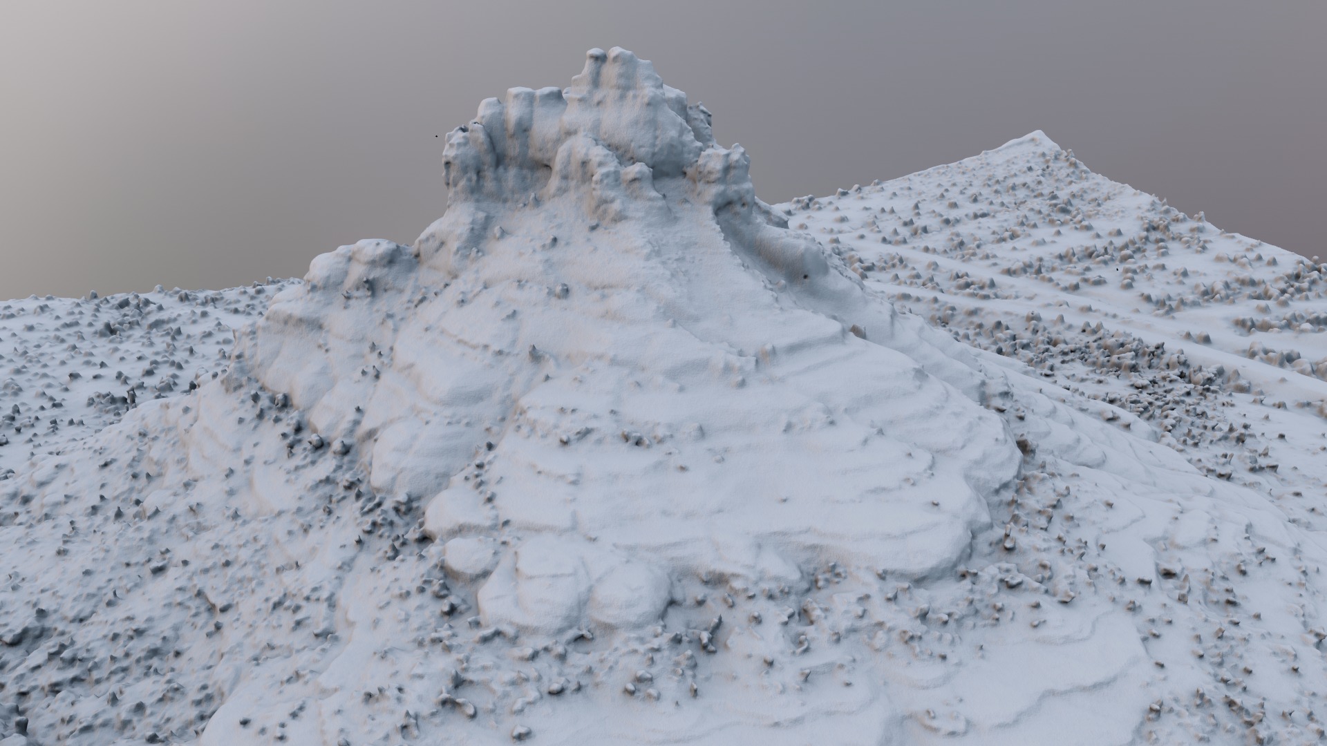 Bell Rock Multipurpose 3D Terrain Model 3D model_19
