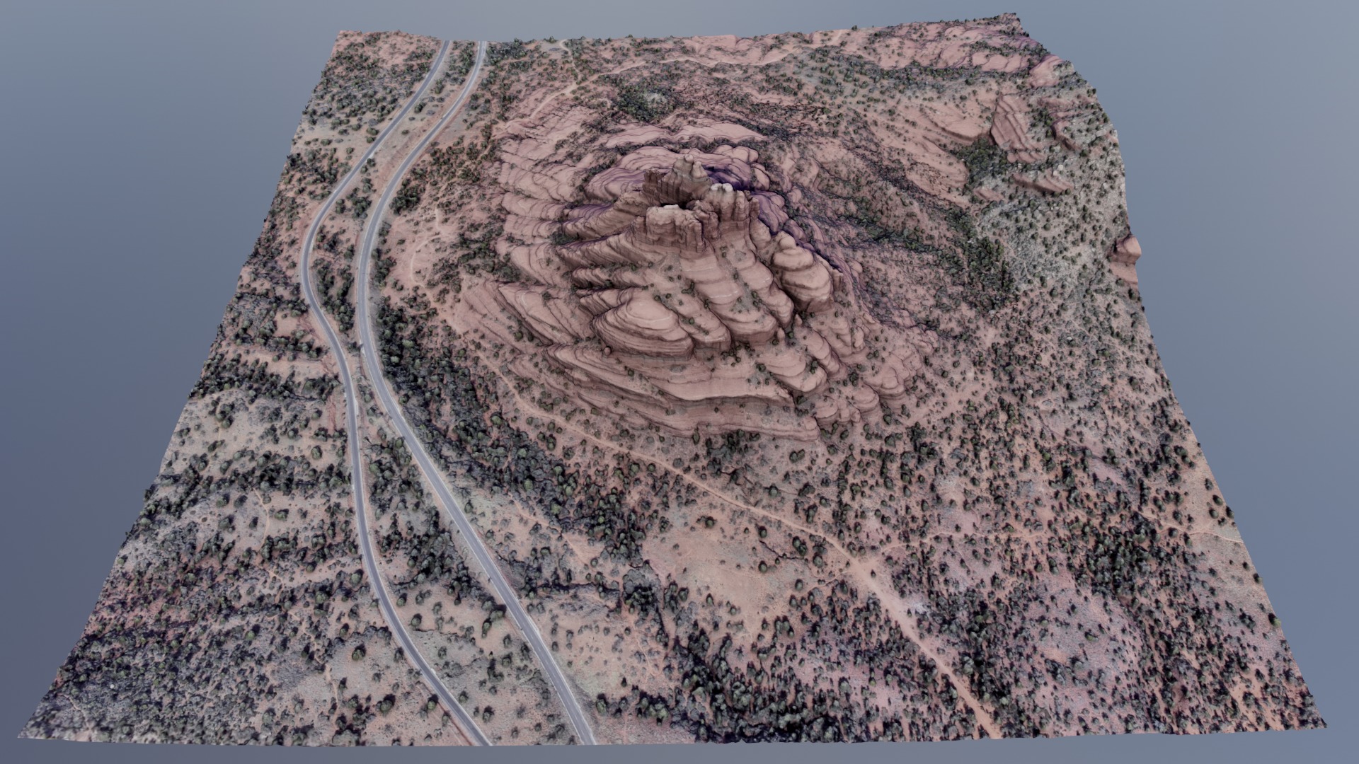 Bell Rock Multipurpose 3D Terrain Model 3D model_26