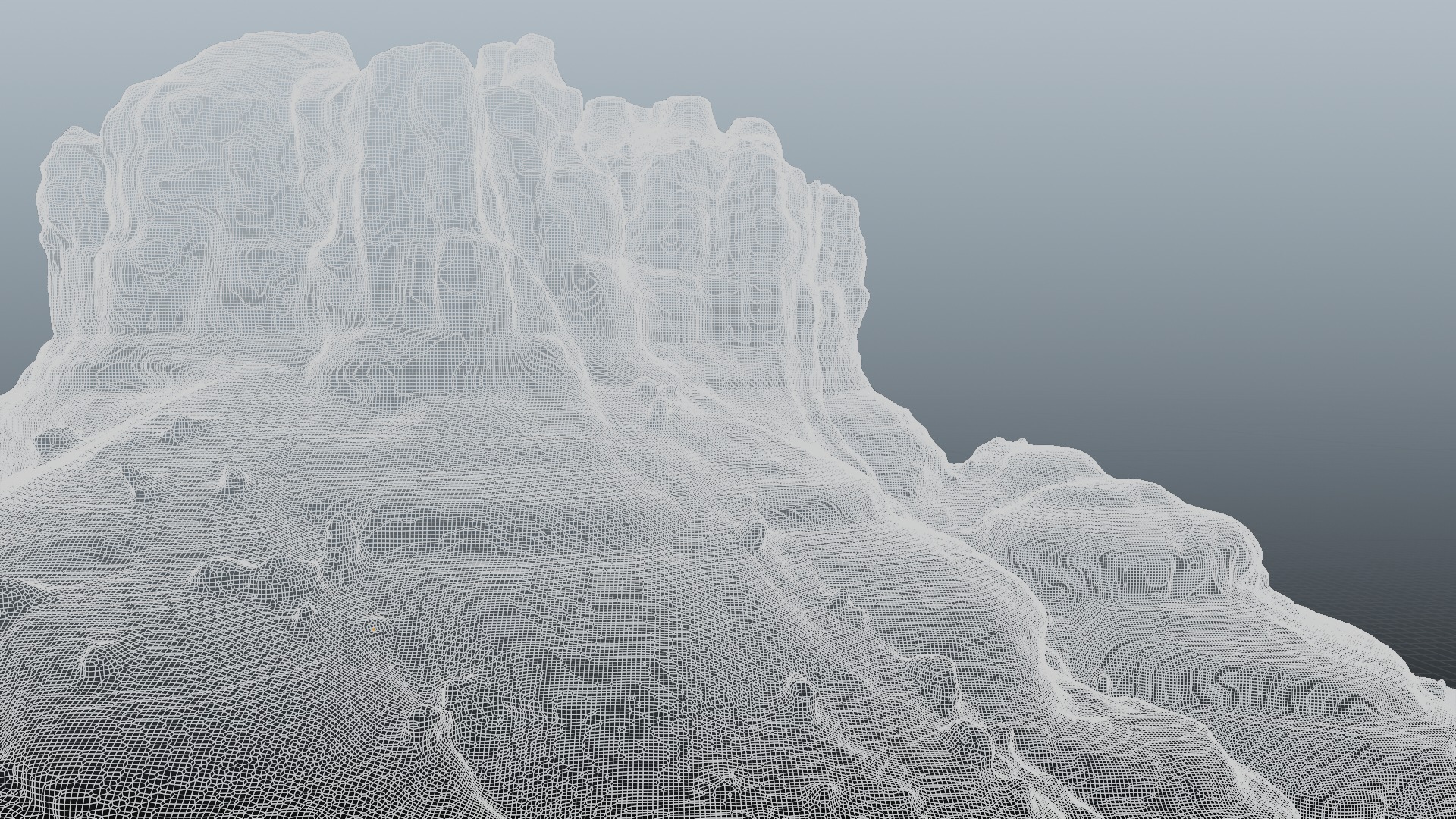 Bell Rock Multipurpose 3D Terrain Model 3D model_54