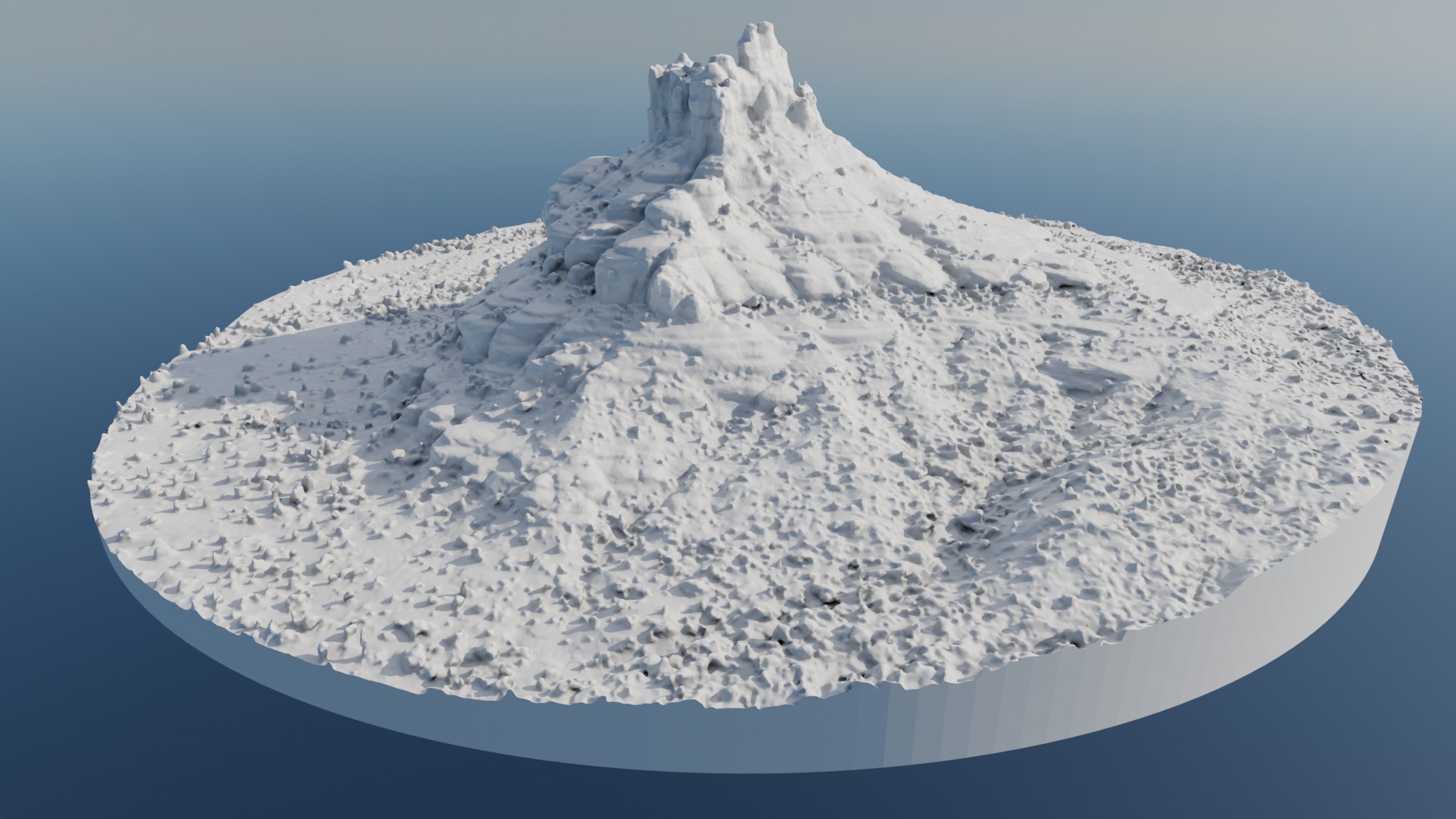 Bell Rock Multipurpose 3D Terrain Model 3D model_41