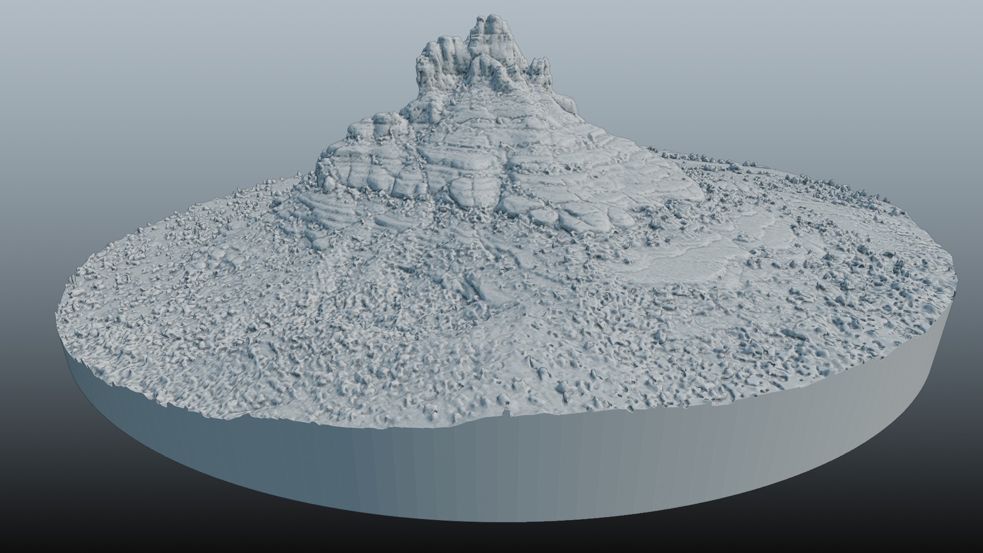 Bell Rock Multipurpose 3D Terrain Model 3D model_51