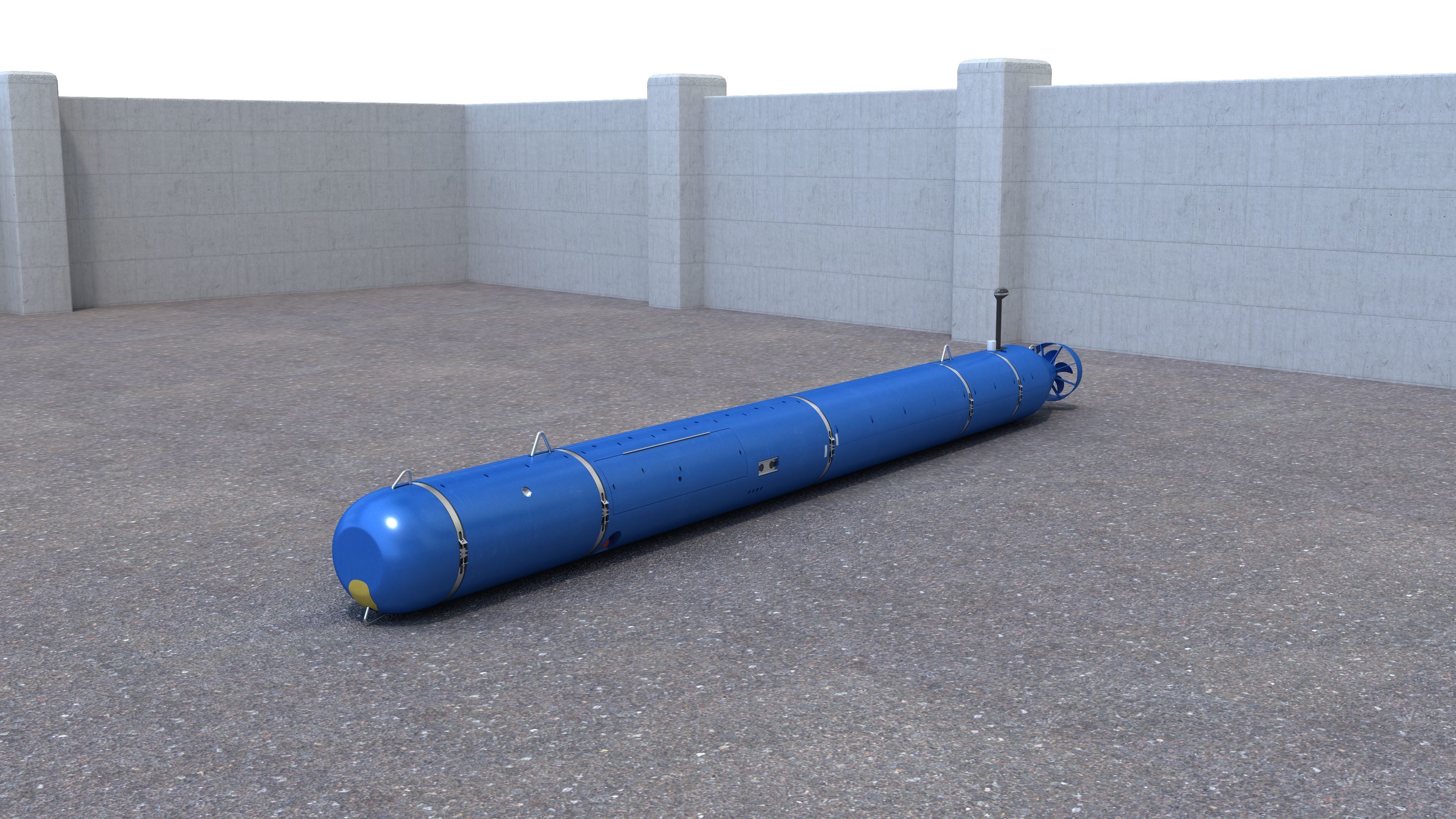 Bluefin Knifefish 3D model_3