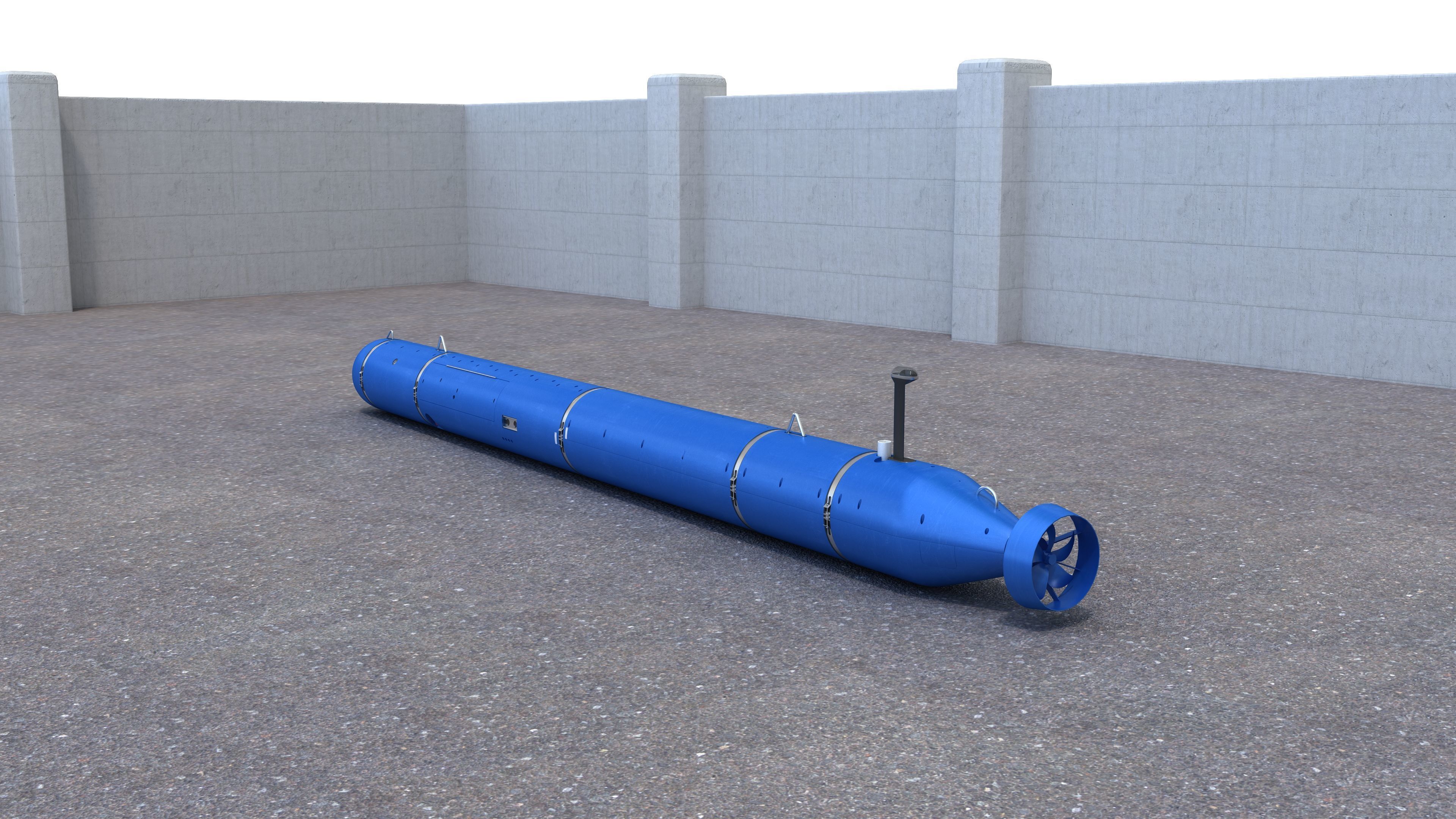 Bluefin Knifefish 3D model_2