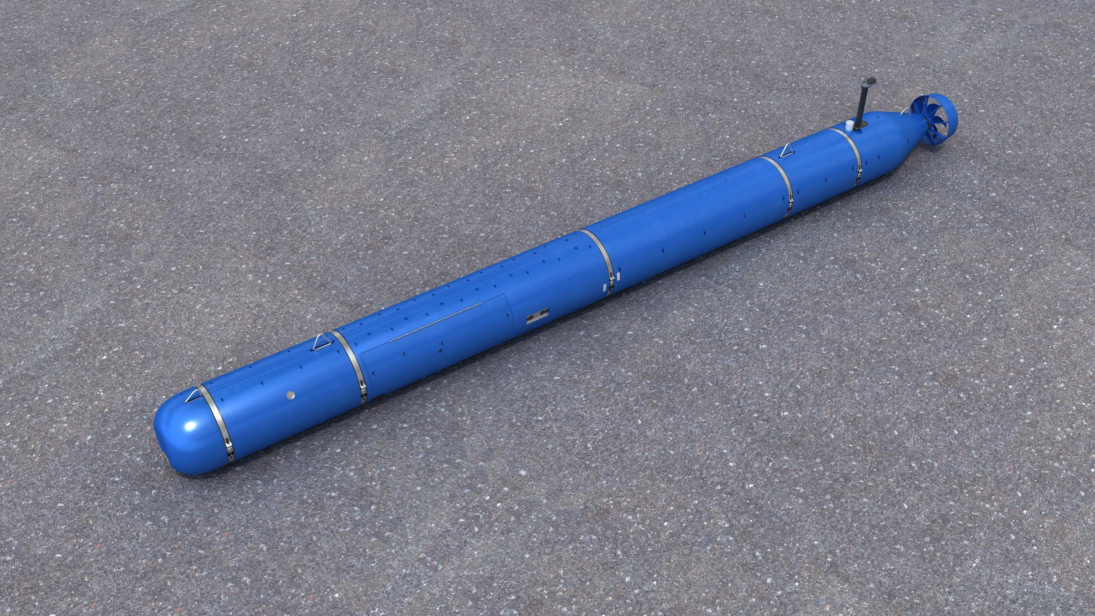 Bluefin Knifefish 3D model_7