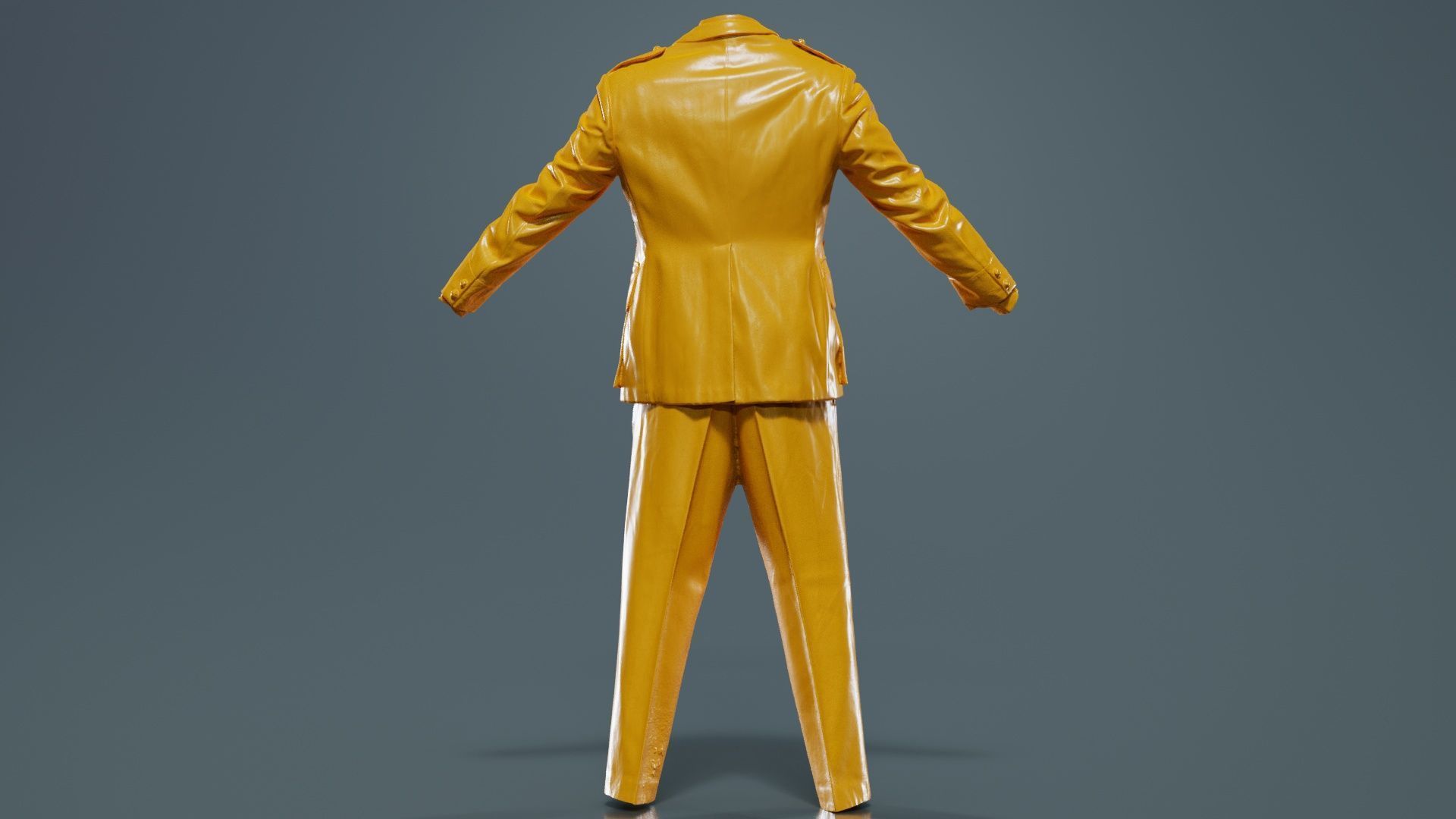 Army Uniform Low-poly 3D model_13