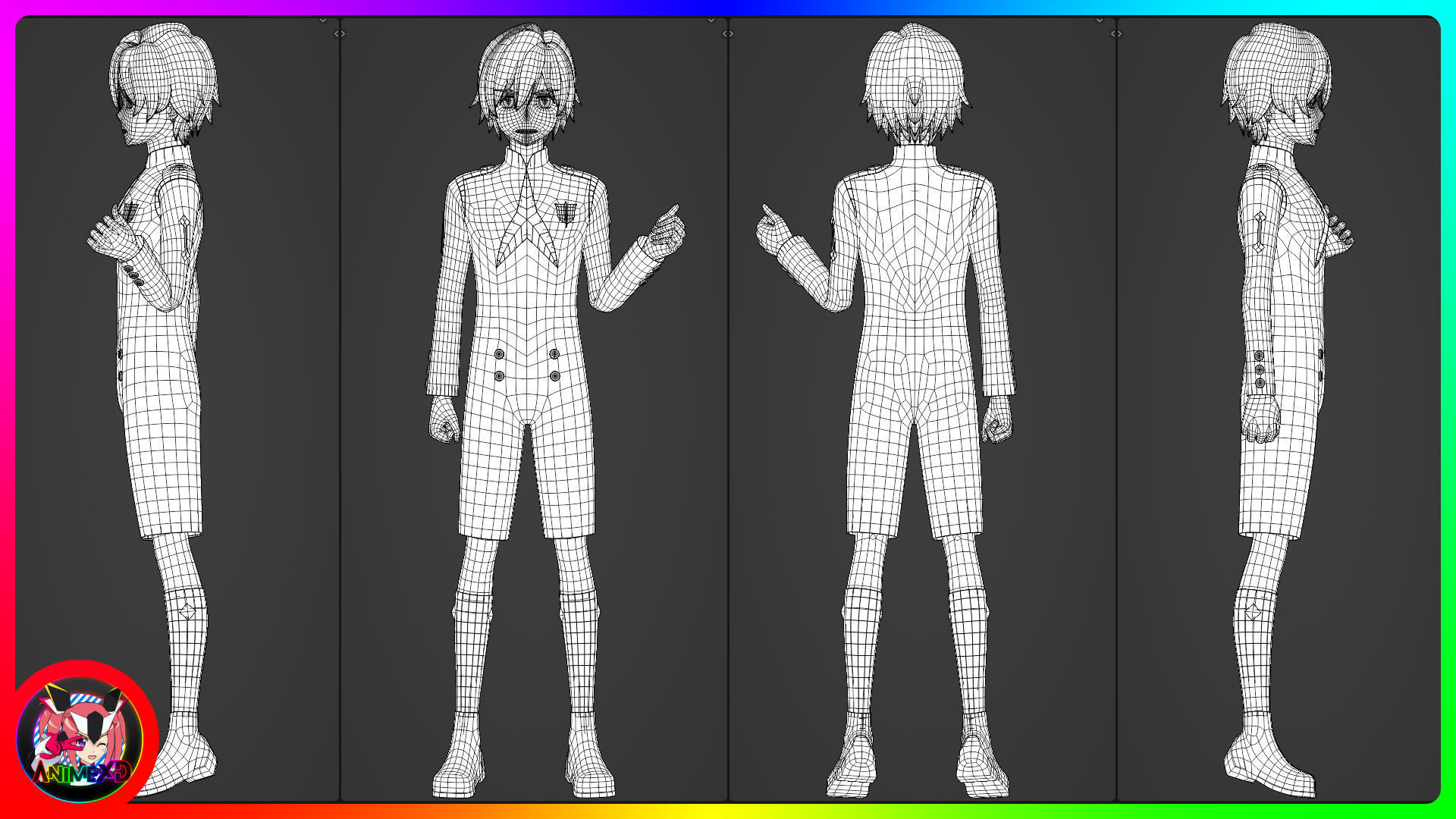 Hiro - Darling in the Franxx - 3D Model Blender 3D model_6