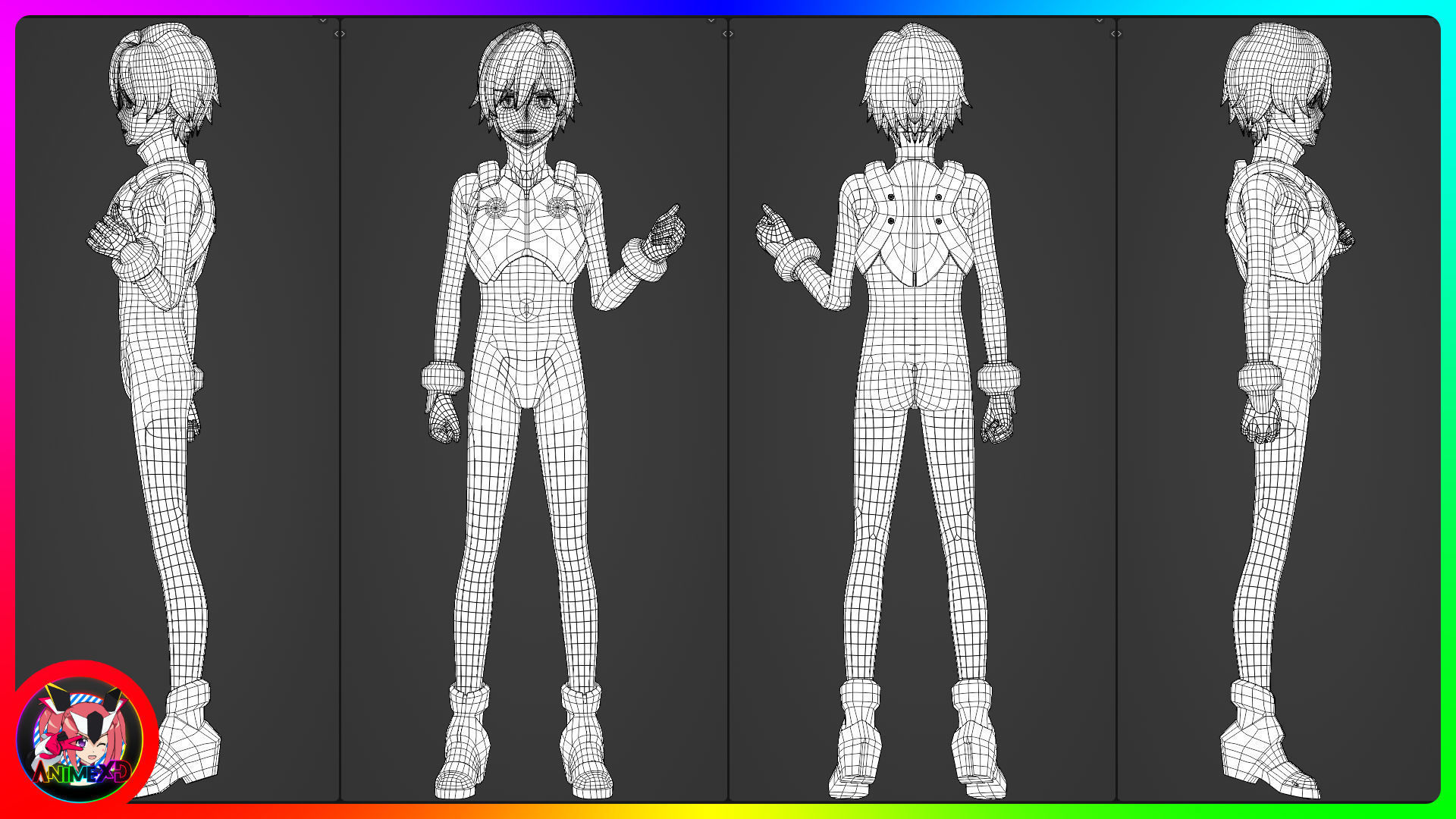 Hiro - Darling in the Franxx - 3D Model Blender 3D model_7