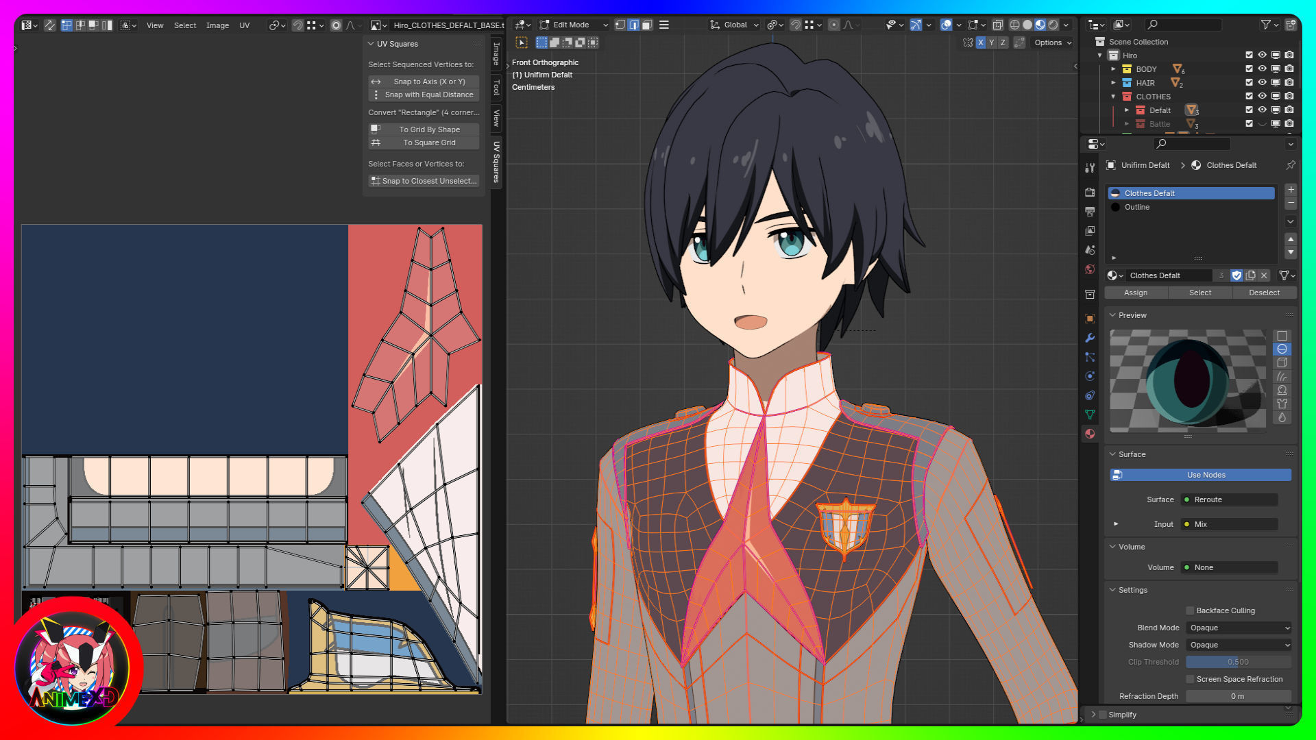 Hiro - Darling in the Franxx - 3D Model Blender 3D model_9
