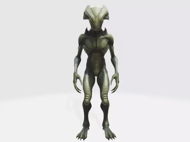 Alien 3D model_0