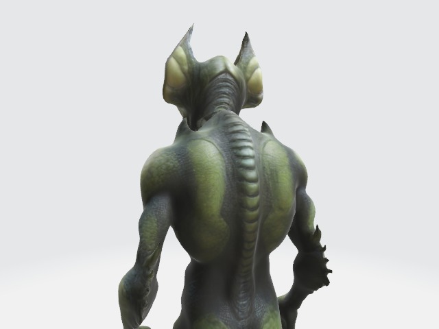 Alien 3D model_4