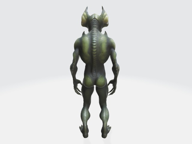 Alien 3D model_2