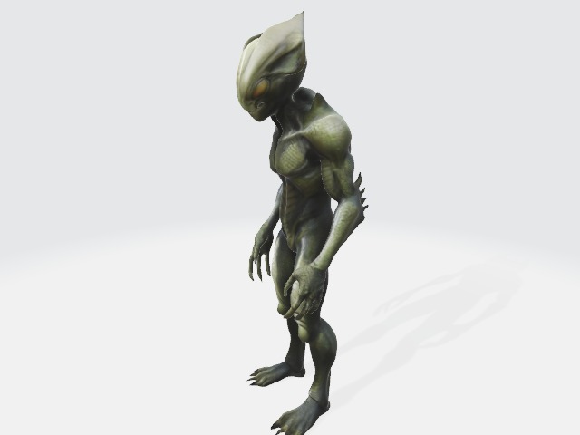 Alien 3D model_1