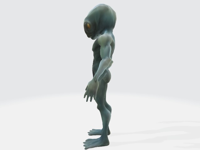 Alien 3D model_1