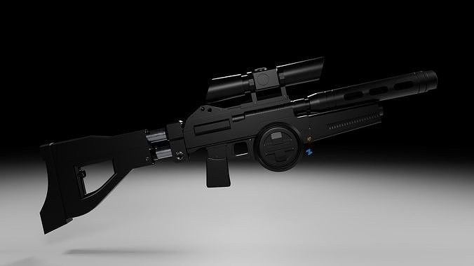 Westar M5 Heavy Blaster Rifle 3D model