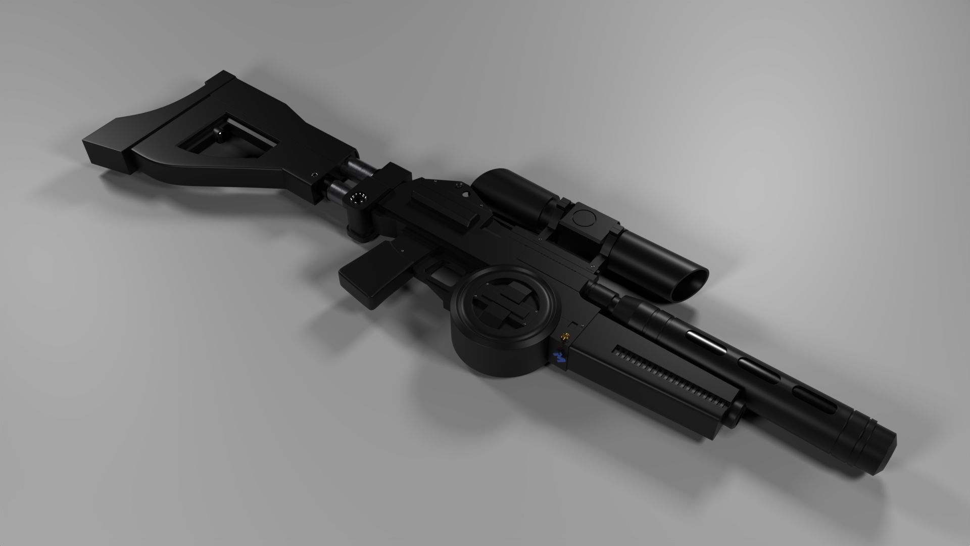 Westar M5 Heavy Blaster Rifle 3D model_7