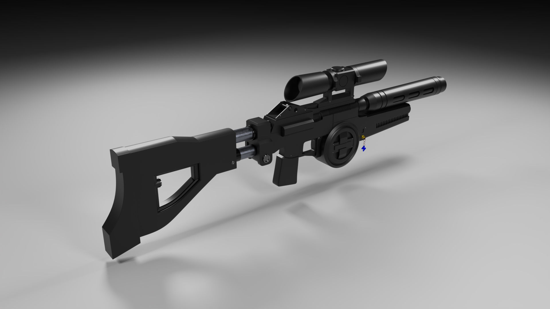 Westar M5 Heavy Blaster Rifle 3D model_5