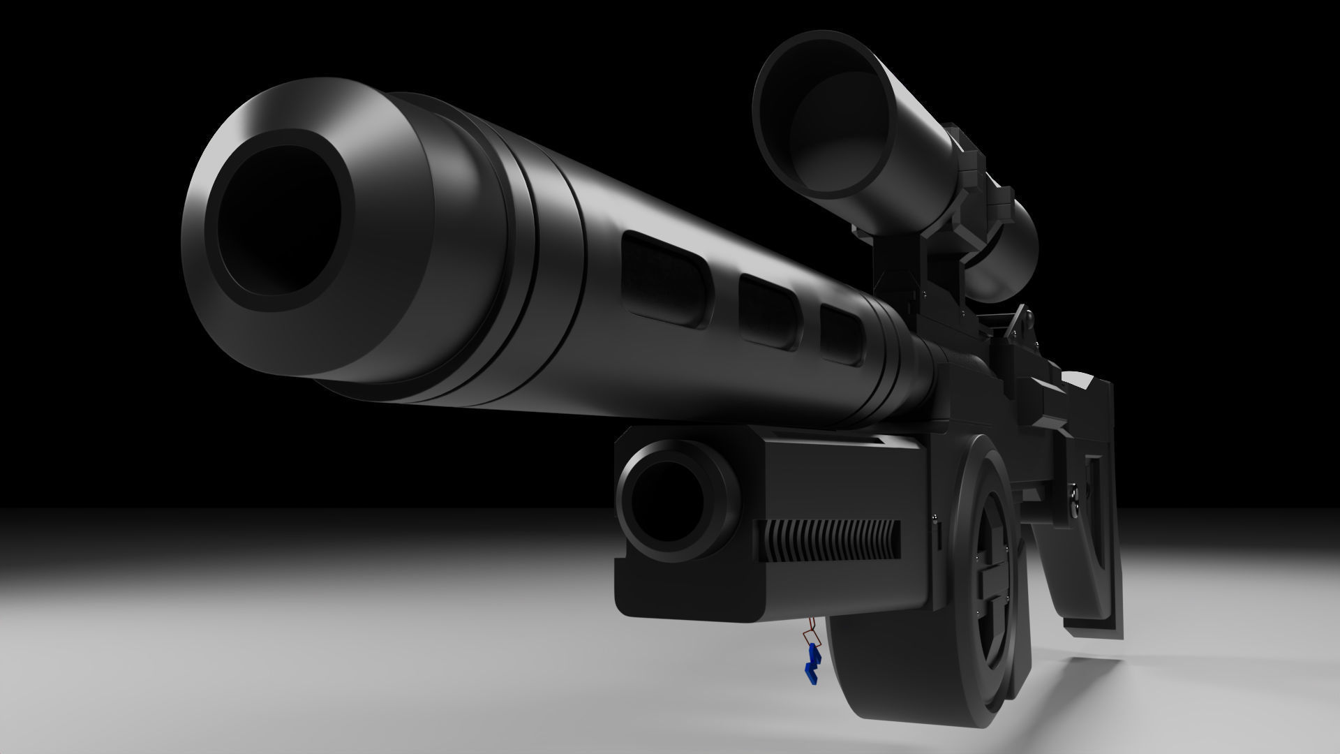 Westar M5 Heavy Blaster Rifle 3D model_2