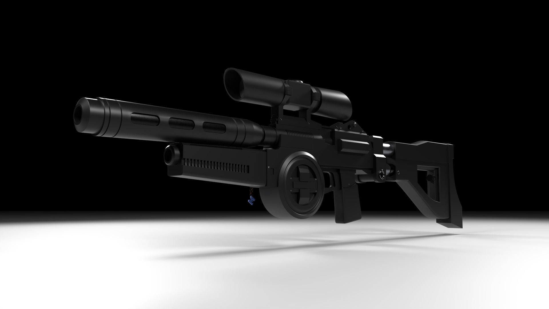 Westar M5 Heavy Blaster Rifle 3D model_3