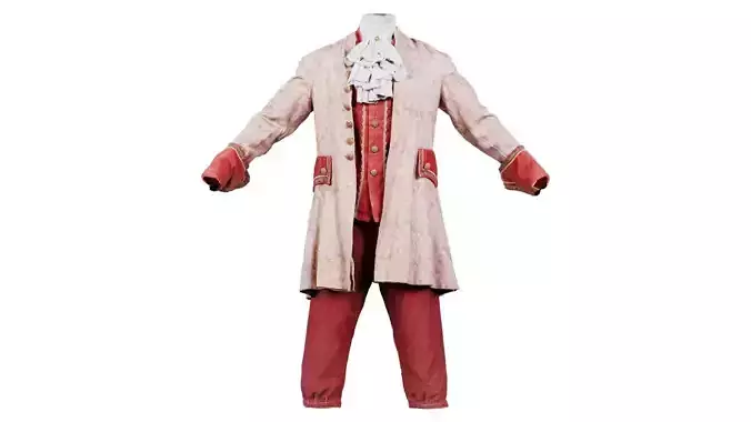 Leaf Decorated Historic Costume