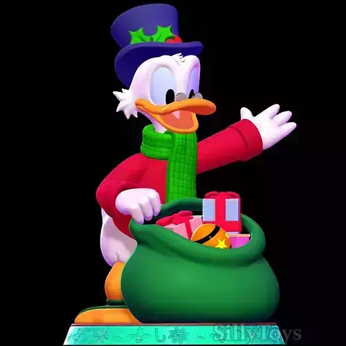 Scrooge McDuck Christmas 3D print model Scrooge McDuck Christmas 3D print model
