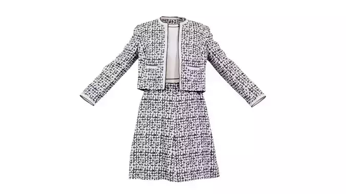 Pattern Decorated Historic Costume