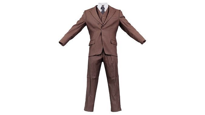Peaky Blinders Costume Low-poly 3D model