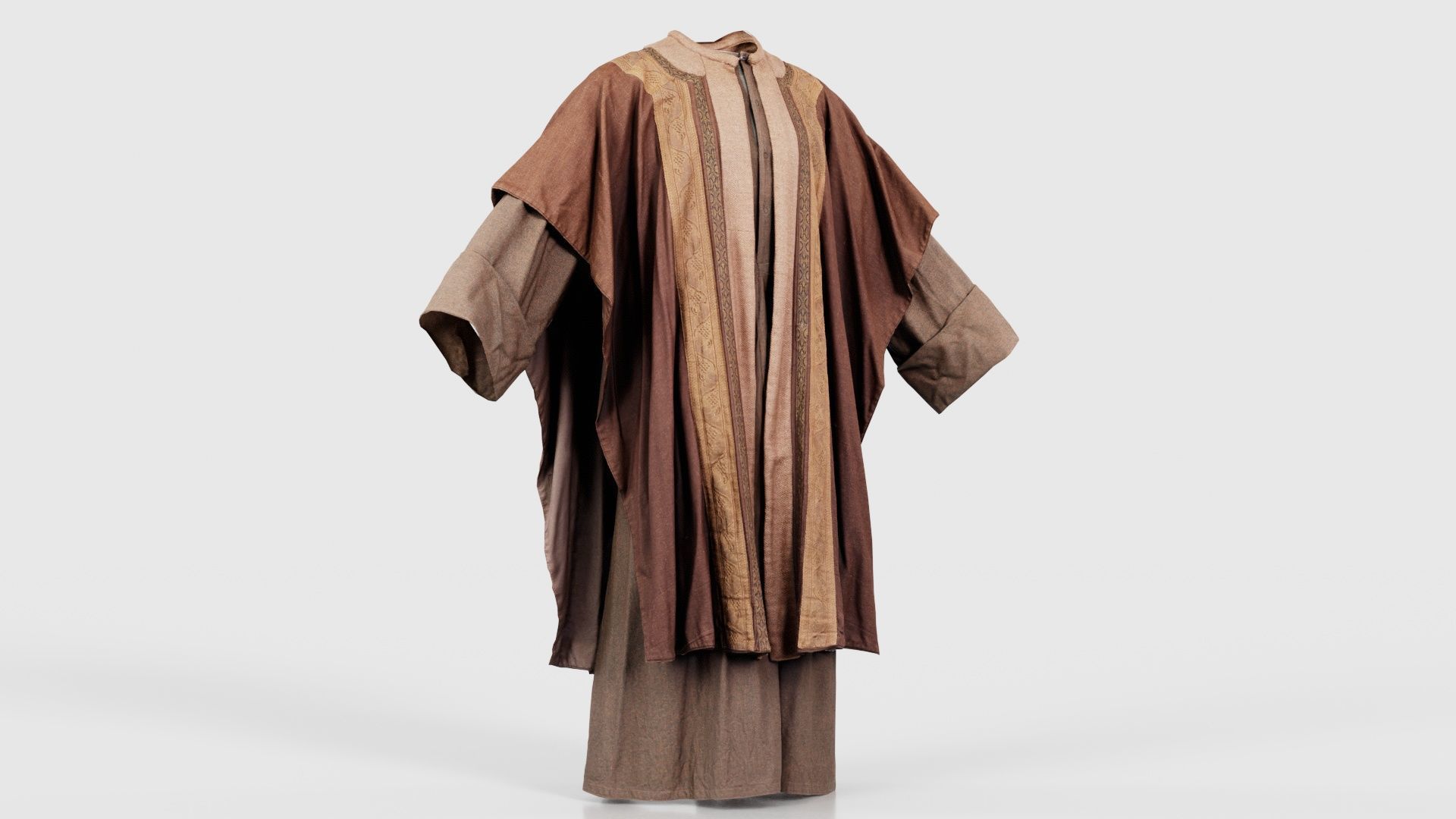 Priest Cape Low-poly 3D model_16