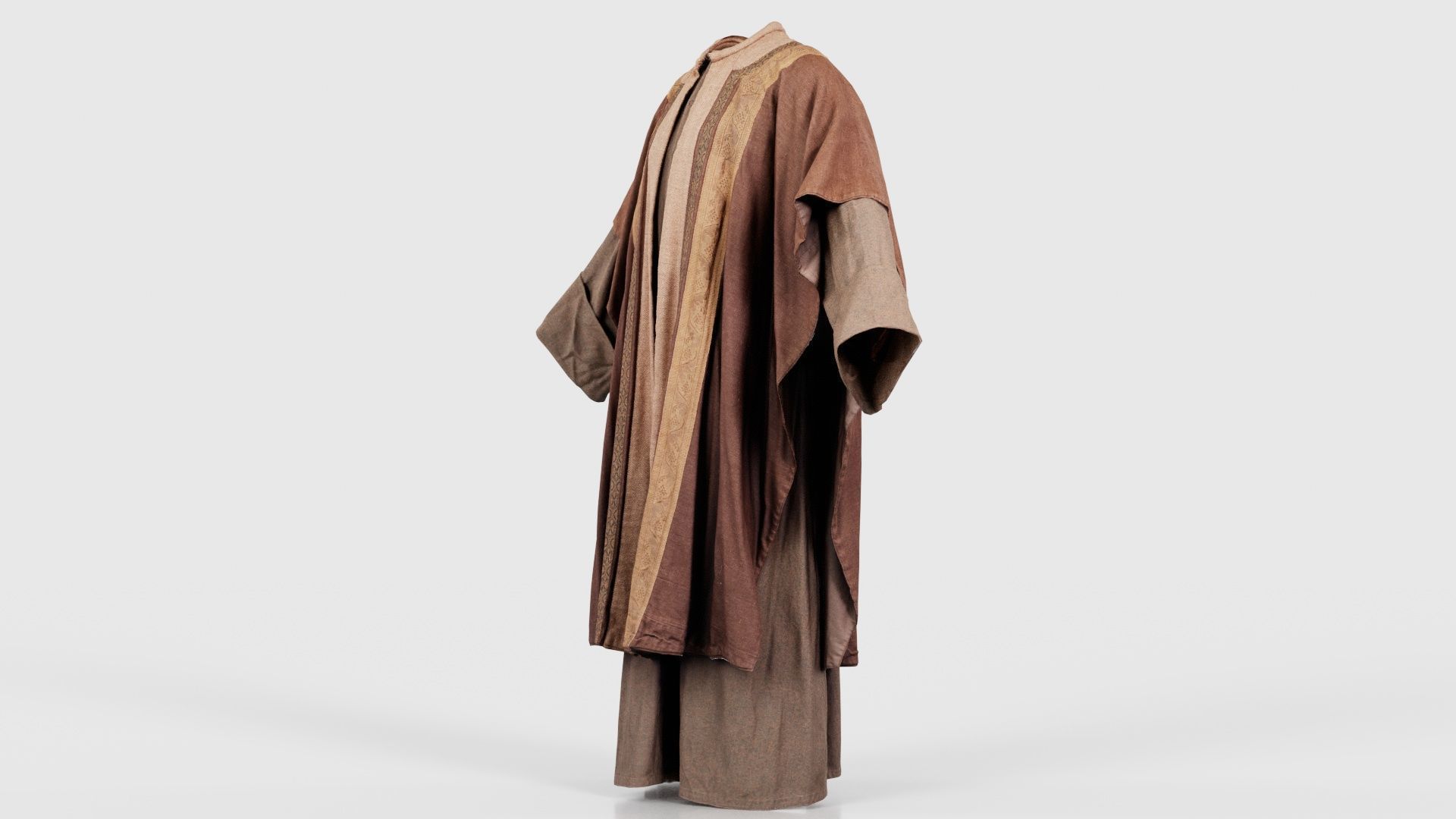 Priest Cape Low-poly 3D model_25
