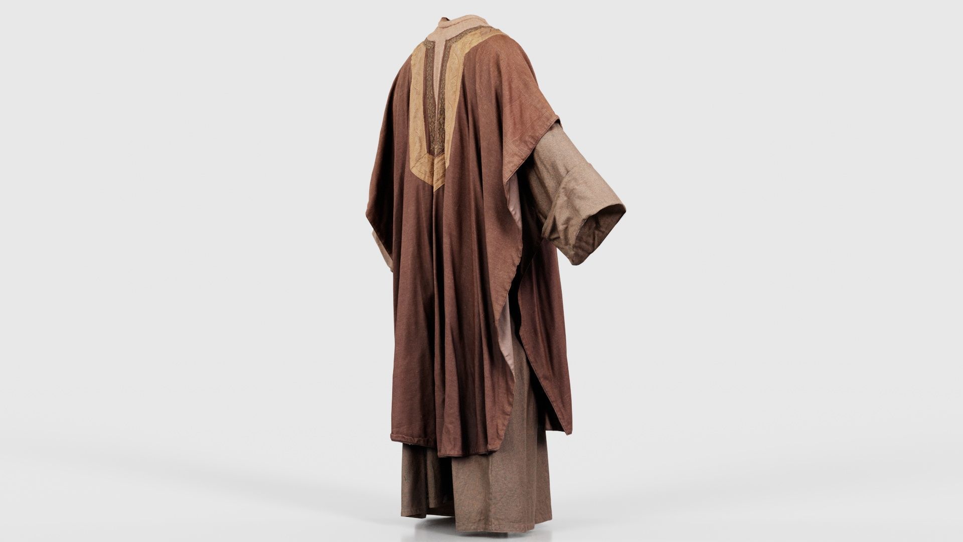 Priest Cape Low-poly 3D model_19