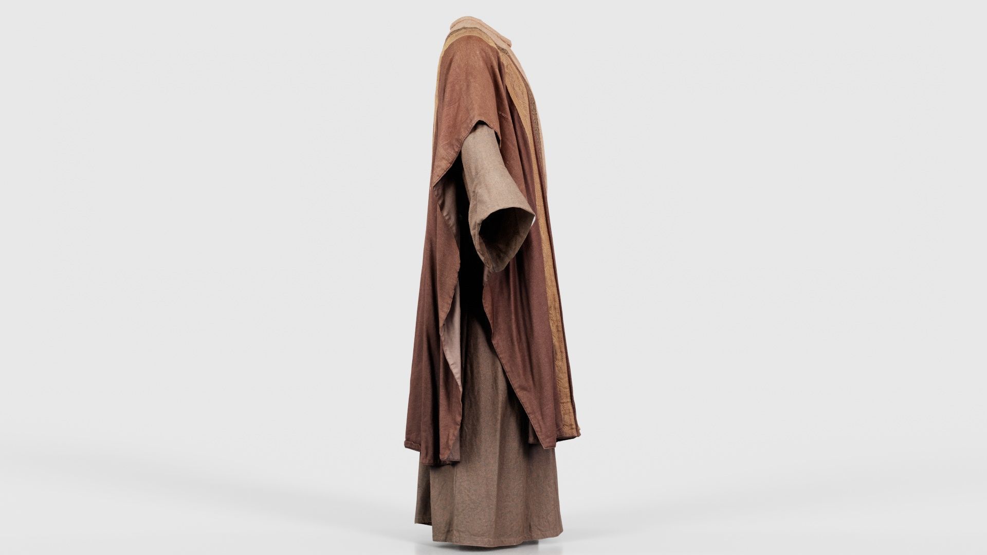 Priest Cape Low-poly 3D model_18