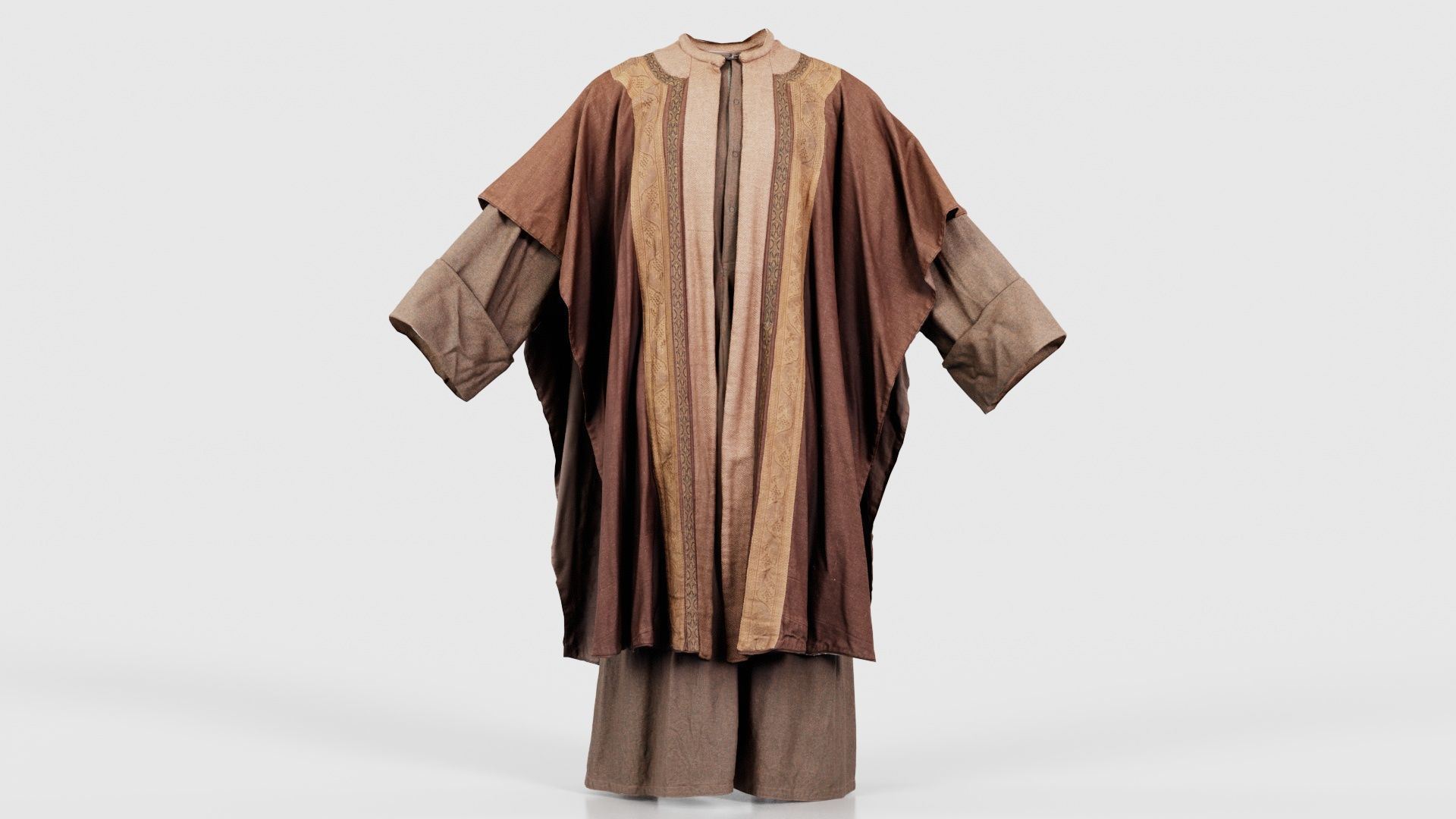 Priest Cape Low-poly 3D model_15