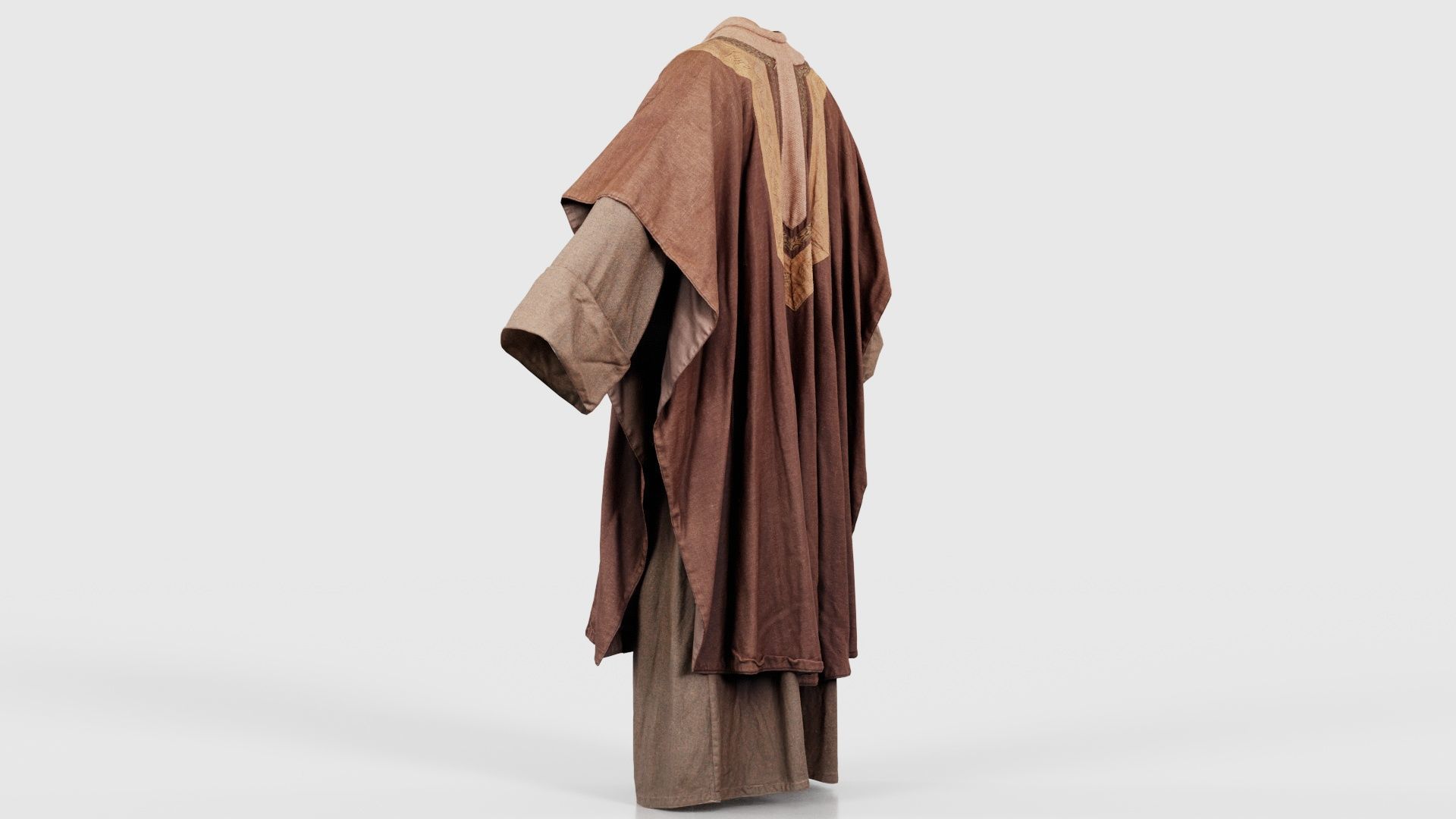 Priest Cape Low-poly 3D model_23
