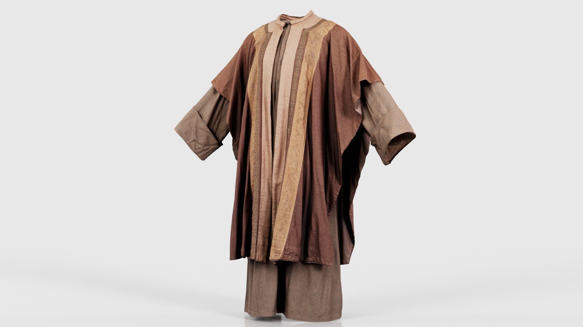 Priest Cape Low-poly 3D model_26