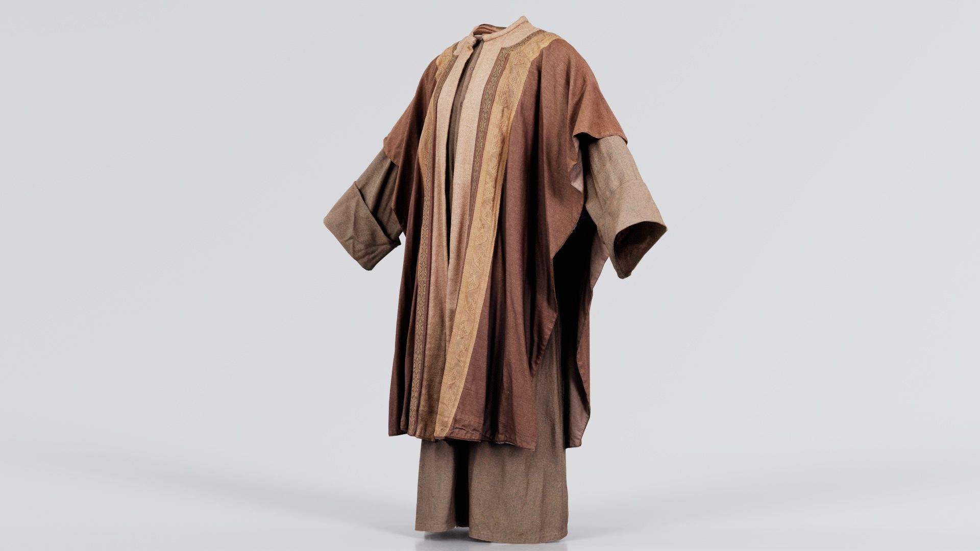 Priest Cape Low-poly 3D model_7