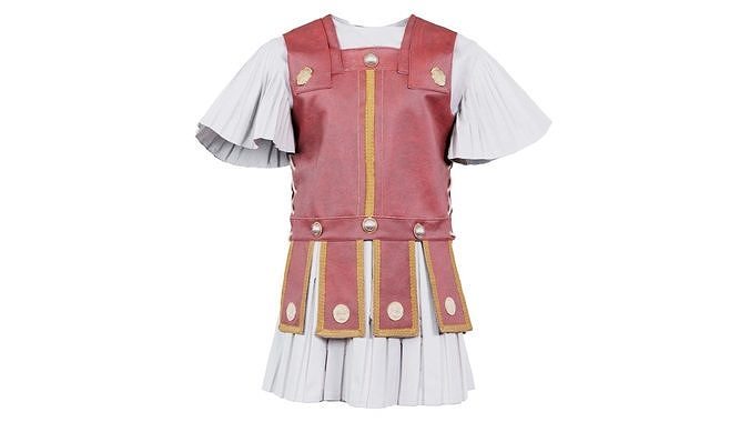 Roman Soldier Costume Low-poly 3D model