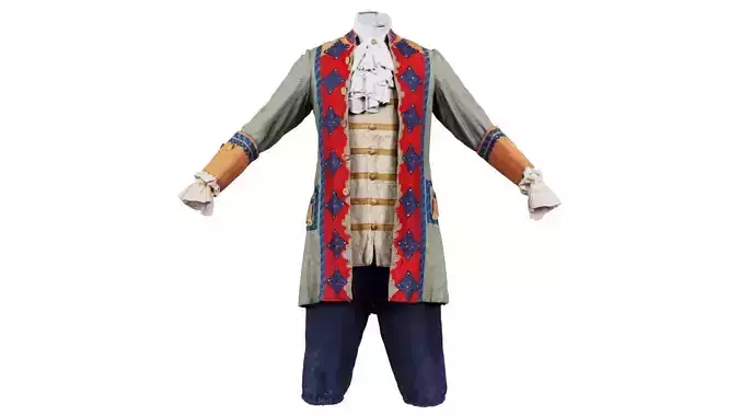 Star Decorated Historic Costume