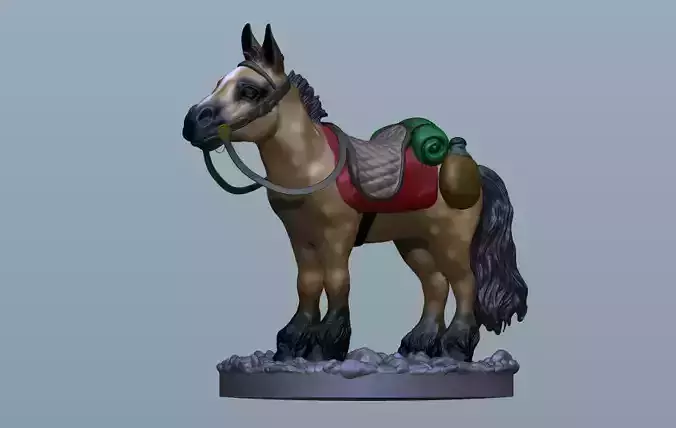Horse - not textured