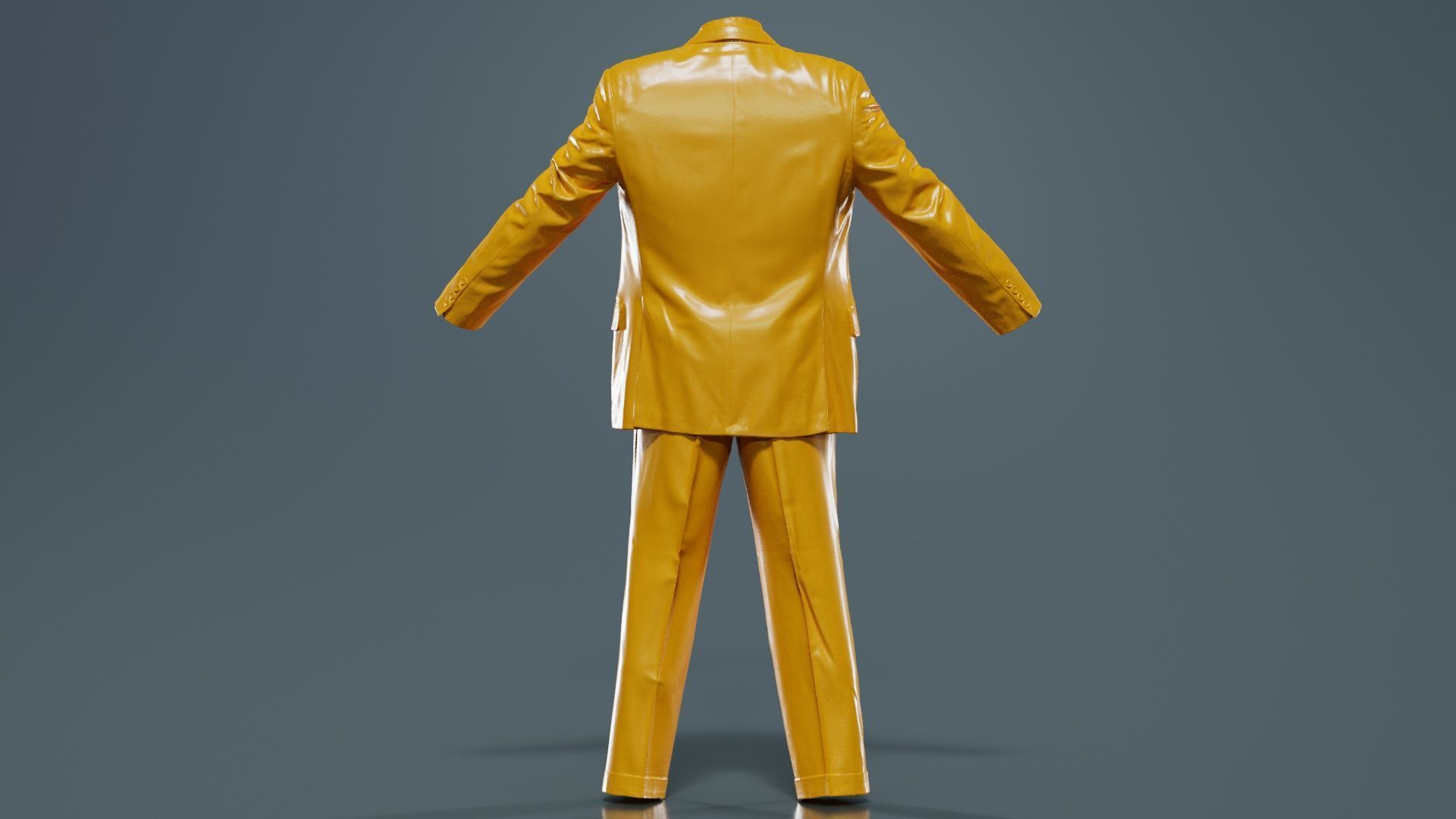 Suit B Open Low-poly 3D model_13