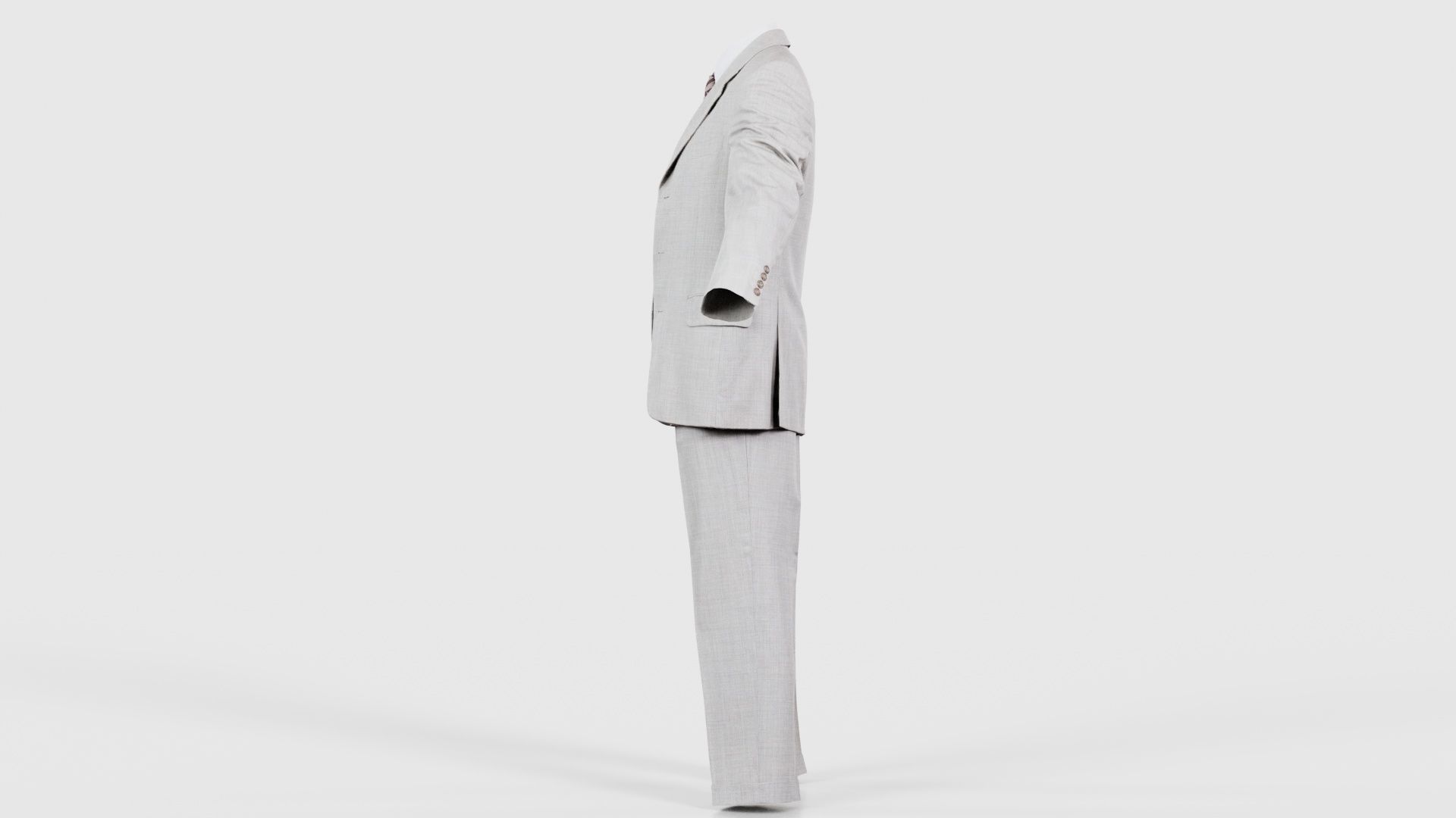 Suit B Open Low-poly 3D model_24