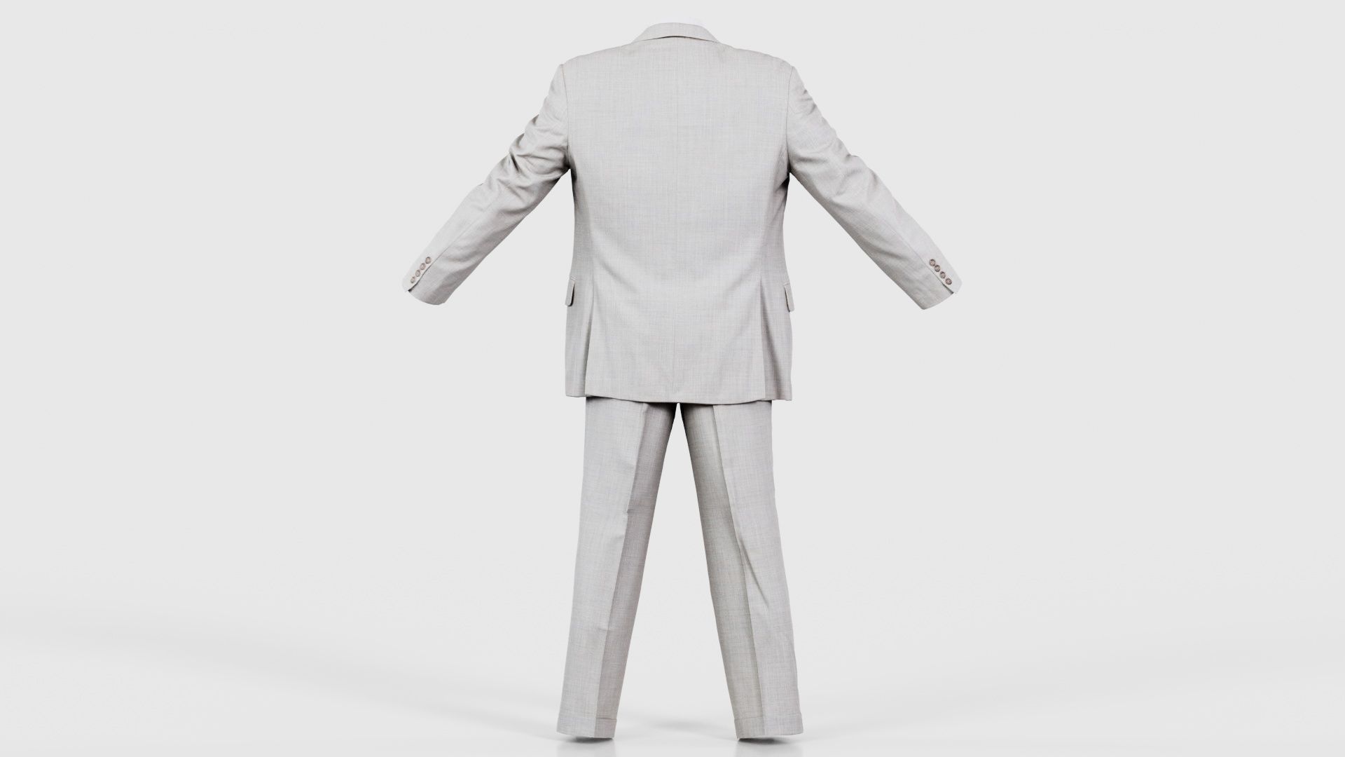 Suit B Open Low-poly 3D model_21