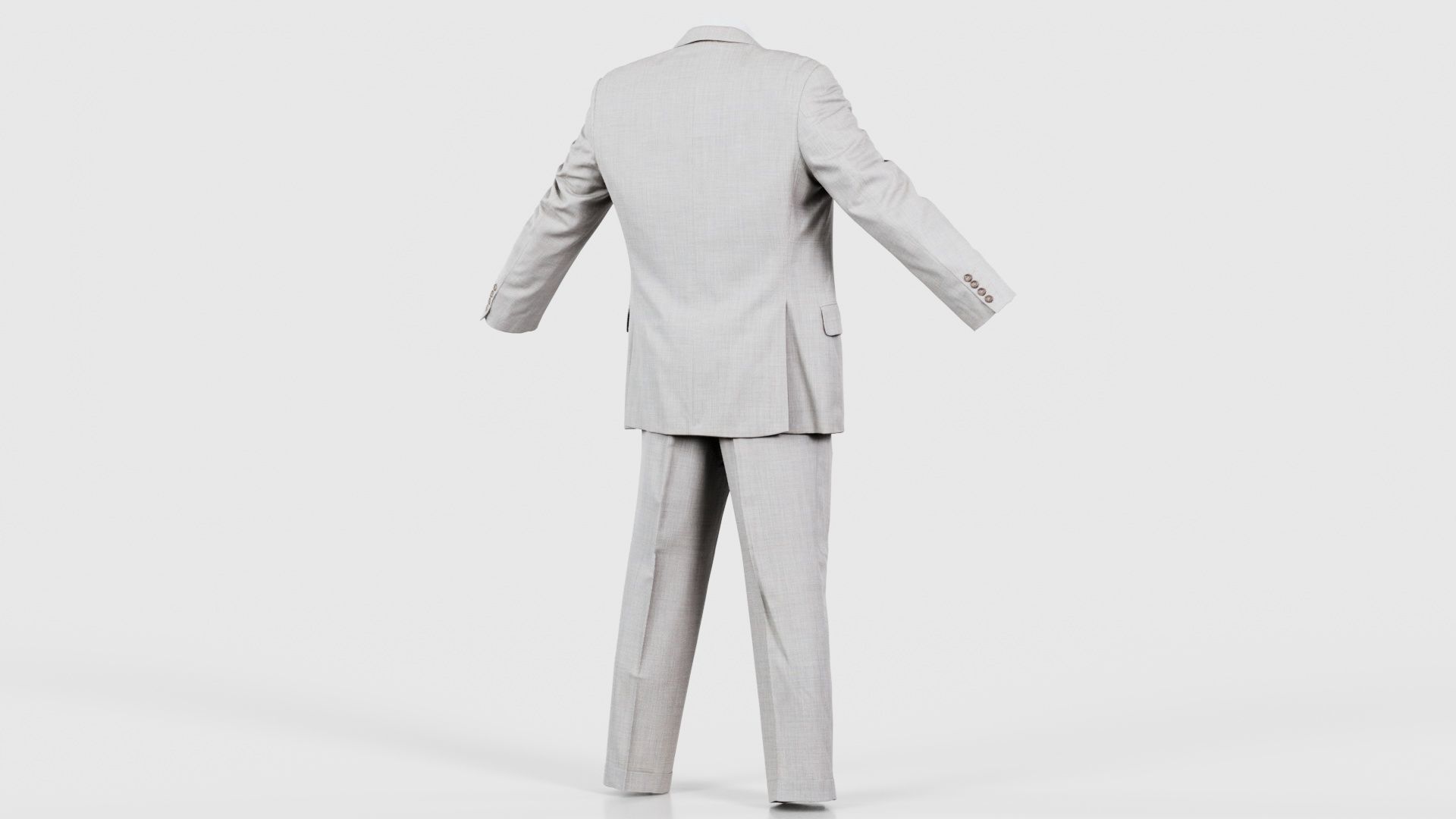 Suit B Open Low-poly 3D model_20